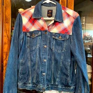 Iconic Gap Jean Jacket, w/ Pendleton.